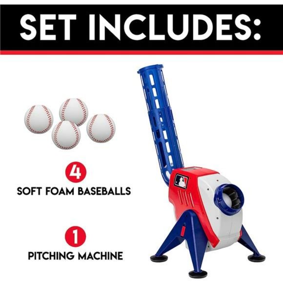 Franklin Sports Kids Pitching Machine - Plastic Baseball Pitching Machine - Picture 2 of 7